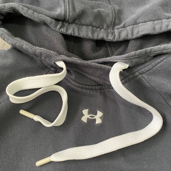Under Armour Rival Fleece HB Hoodie, Black, Small - Picture 7 of 8